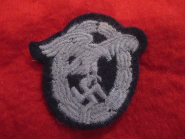 LW observer badge in cloth