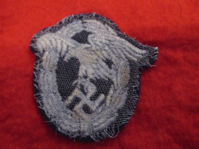 LW observer badge in cloth