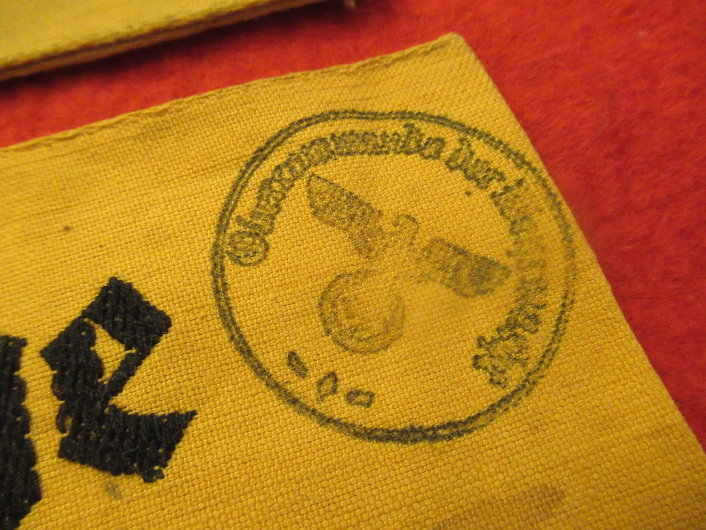 Deutsche Wehrmacht armbands with stamps