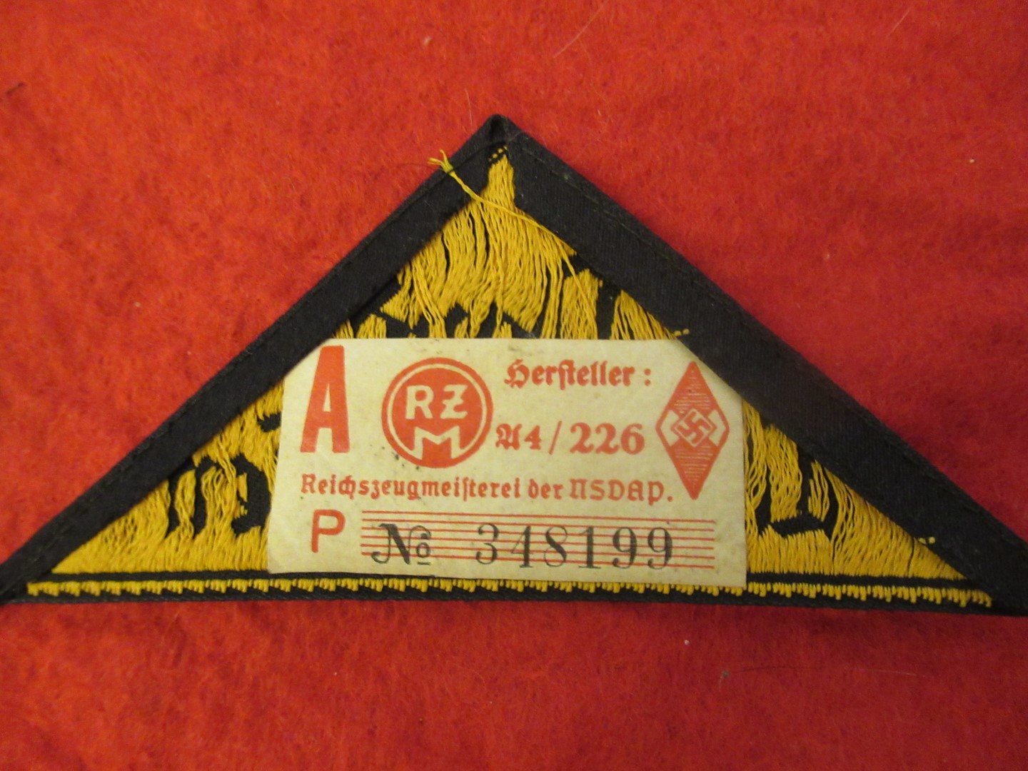 HJ triangle with rzm tag Nord Niedersachsen
