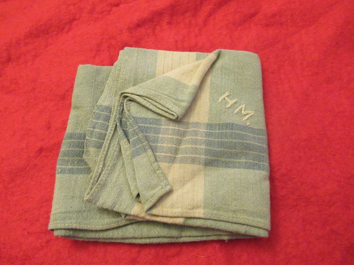 Monogrammed handkerchief