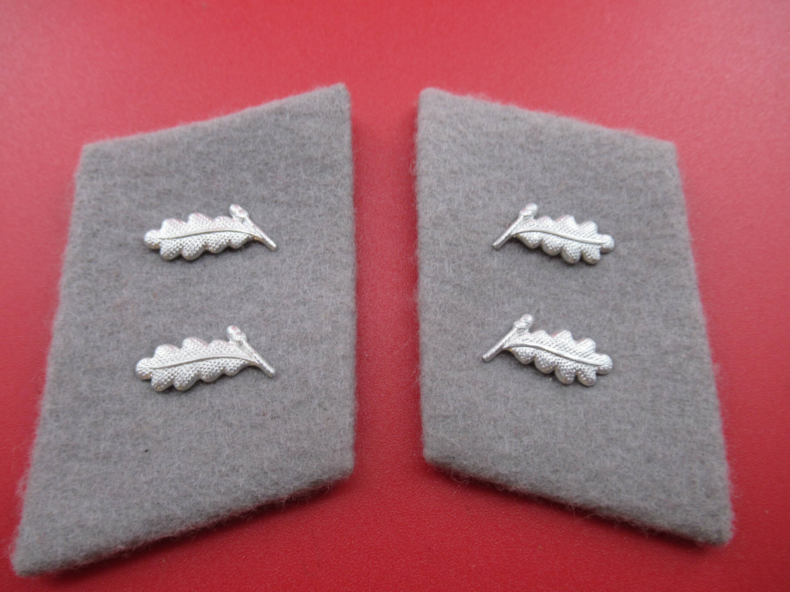 WH forestry matching pair of collar tabs for lower rank.
