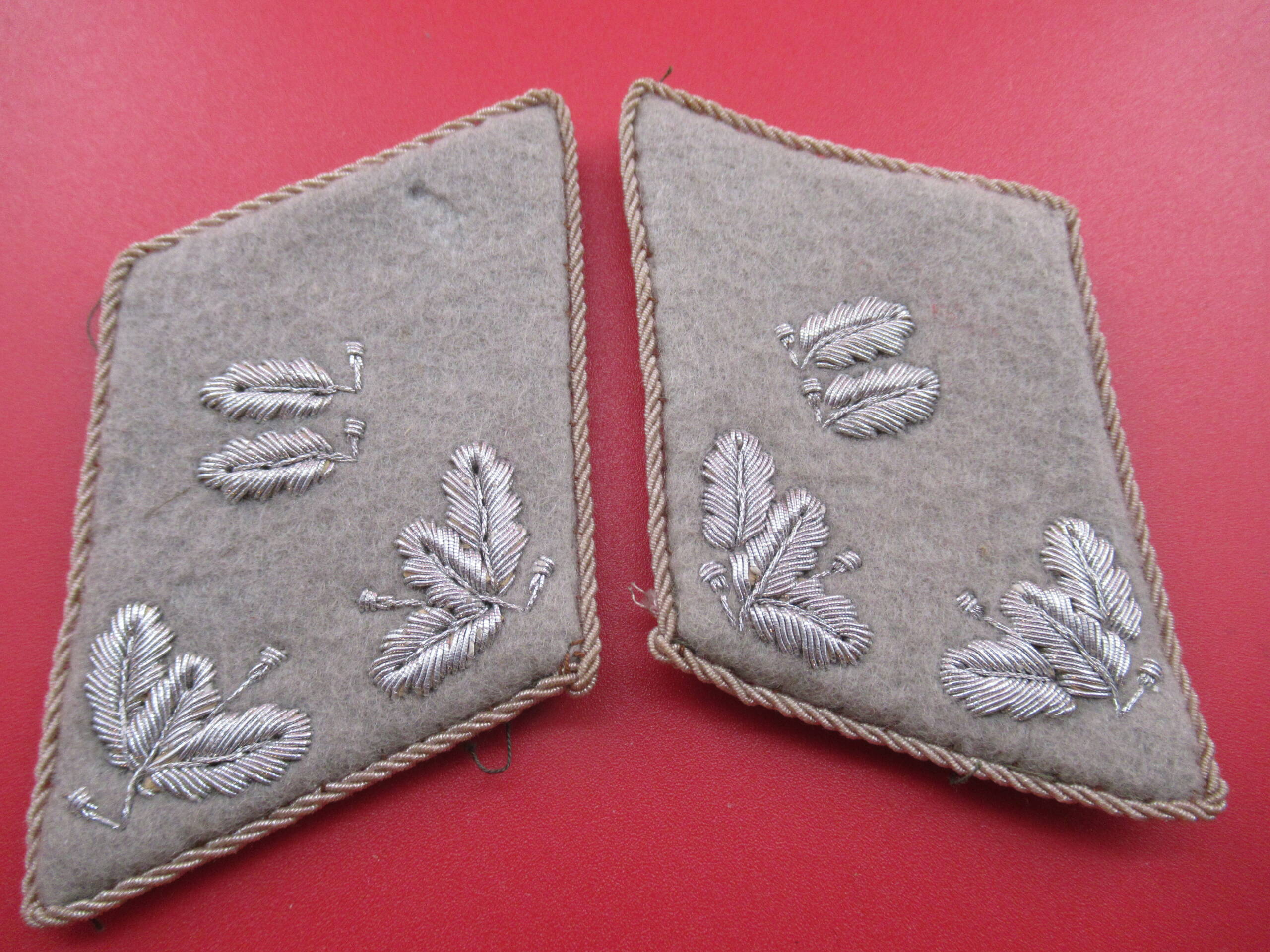 WH Forestry service matching pair of collar tabs for higher rank