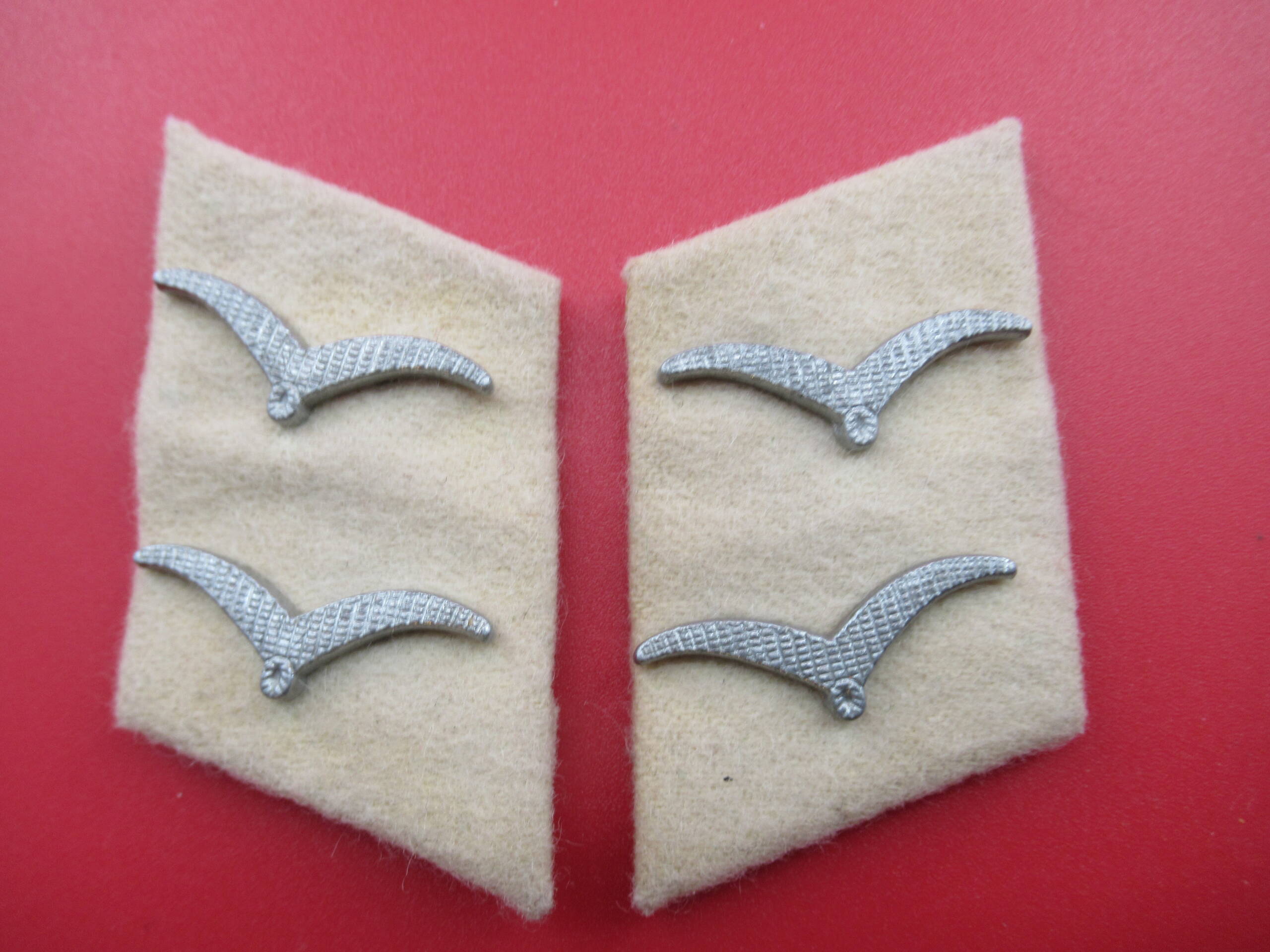 LW Hermann Goering Division matching pair of collar tabs