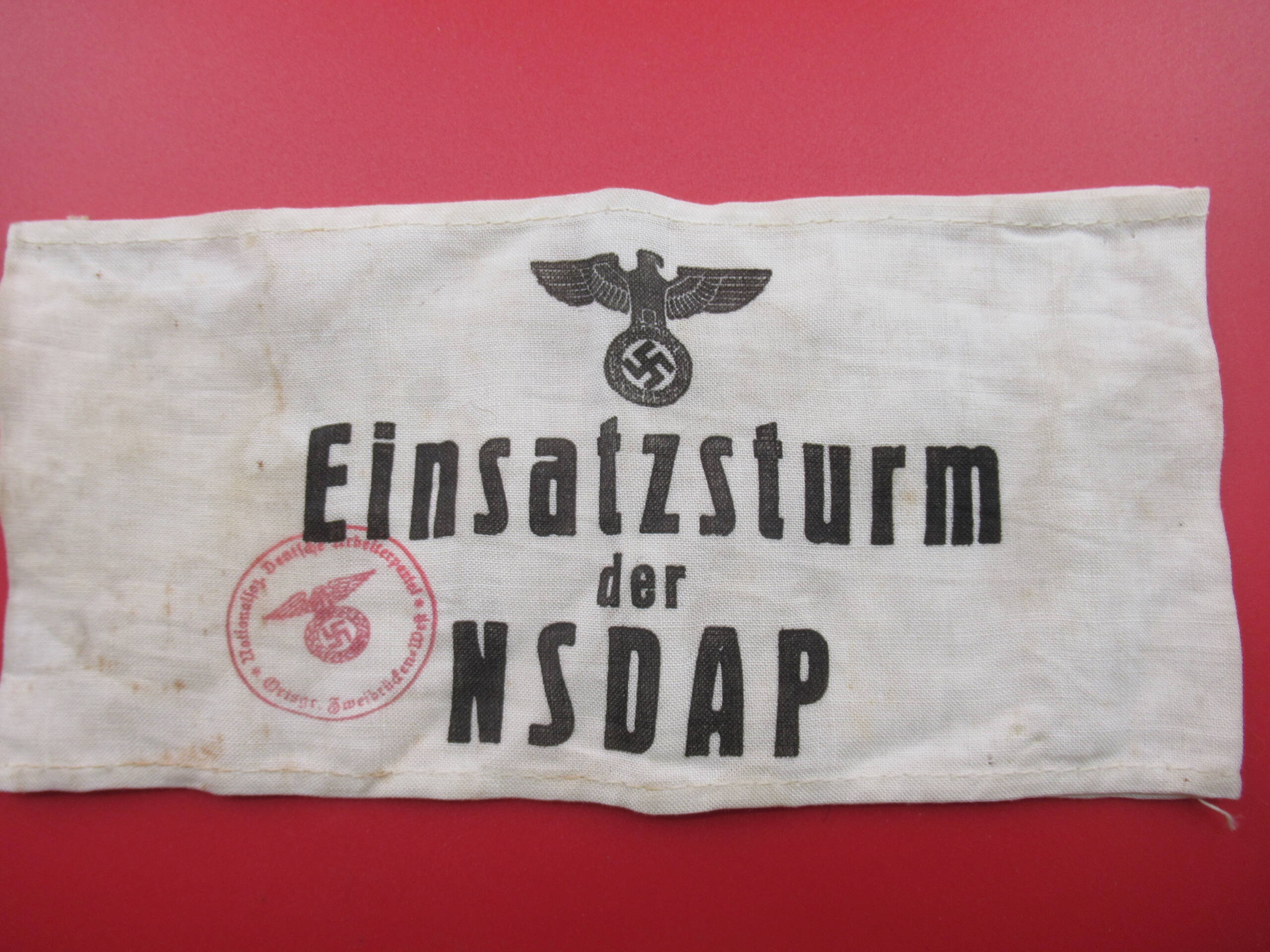 Einsatztrup des NSDAP early armband