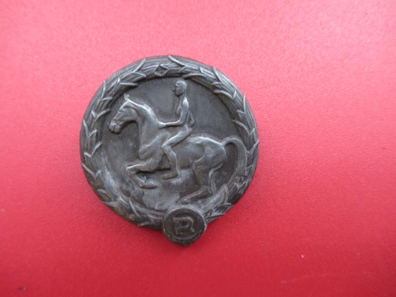 HJ Rider's badge