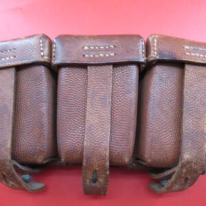 Afrikakorps K98k ammo pouch chocolate brown
