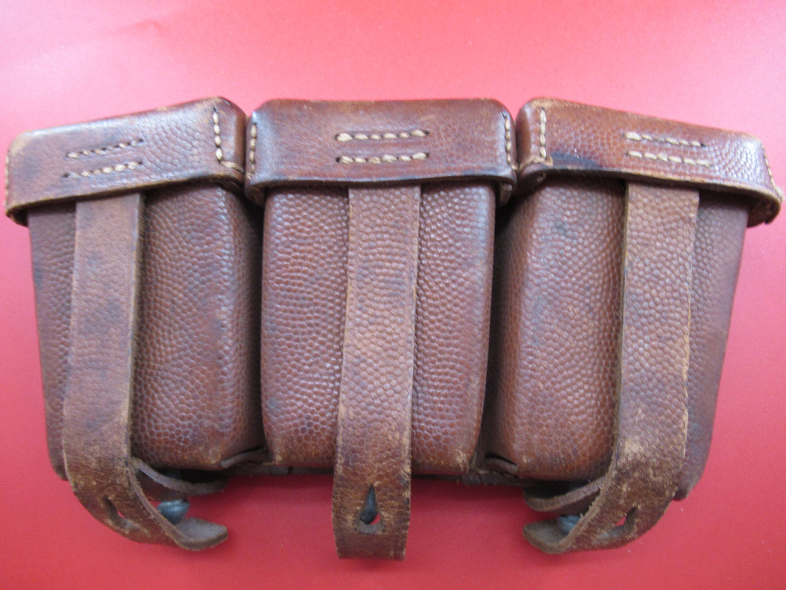 Afrikakorps K98k ammo pouch chocolate brown