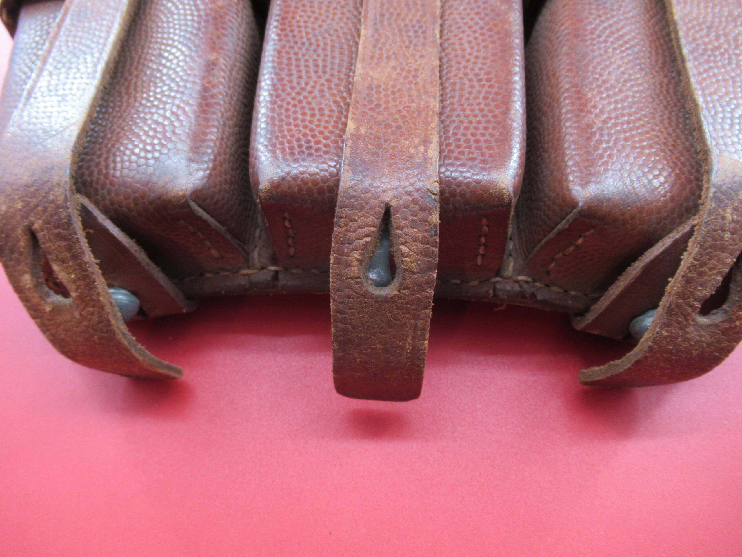 Afrikakorps K98k ammo pouch chocolate brown - Image 3