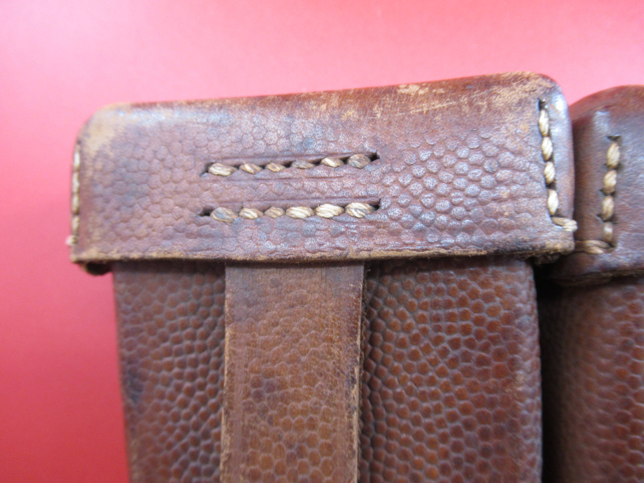 Afrikakorps K98k ammo pouch chocolate brown - Image 4