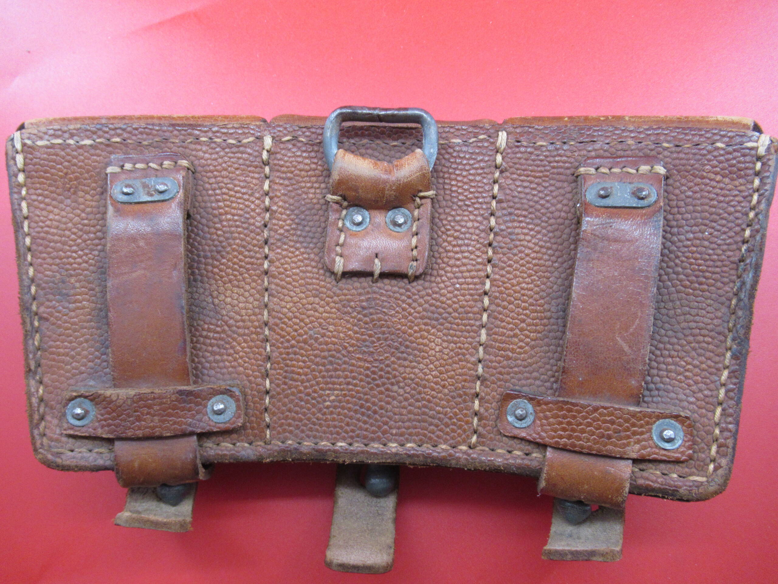 Afrikakorps K98k ammo pouch chocolate brown - Image 5